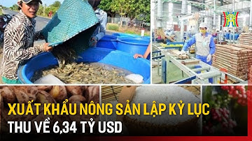 Xuất khẩu nông sản lập kỷ lục thu về 6,34 tỷ usd | Tin tức