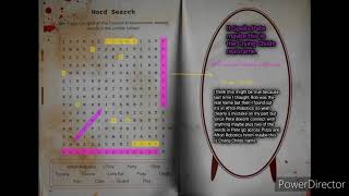I Now Think Crying Childs Name Could Be Pete Survival Logbook Word Search