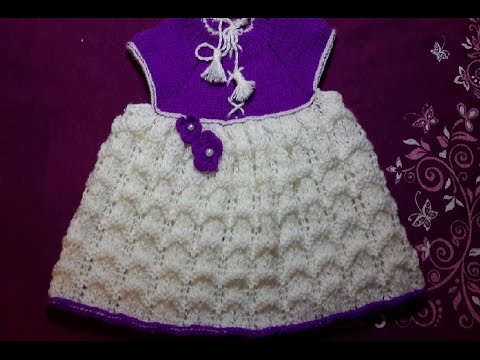 2-Платье  спицами на рост от 75см/baby dress knitting needles