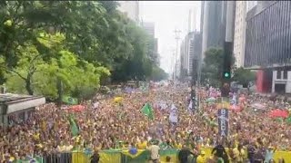 Manifestação na Paulista hoje dia 25/02/24 análise de Alberto Santos