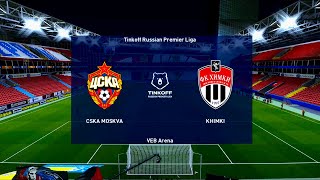 CSKA Moscow vs Khimki | VEB Arena | 2020-21 Russian Premier Liga | PES 2021