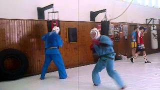 Kudo Club Professional, Saturday Morning Training 30032013. Punch Bag Drills