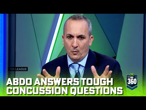 Abdo answers all the tough questions about new concussion protocols | NRL 360 | Fox League