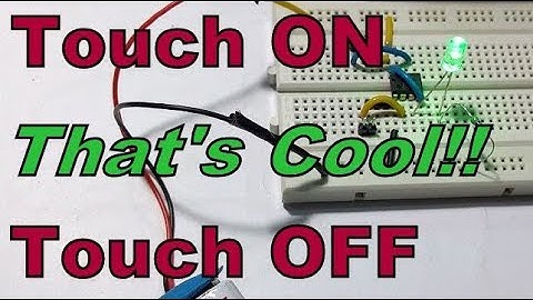 Touch ON Touch OFF switch using 555 timer | Basic Electronics Circuit