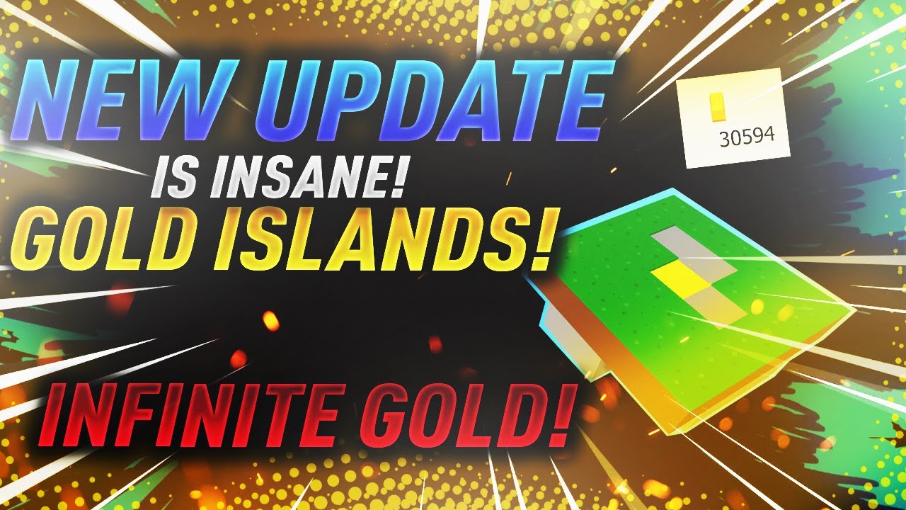 GOLD Resource ISLANDS! UNLIMITED GOLD! New Roblox Islands Update! AFK