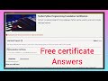 TechA Python programming Foundation Certificate &amp;Python Clean Coding answer from infosys springboard