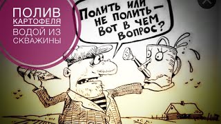 Полив картофеля из скважины