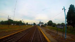 Chacabuco a Cucha Cucha desde Tren (CIRCULACIÓN FERROVIARIA) |IDA|