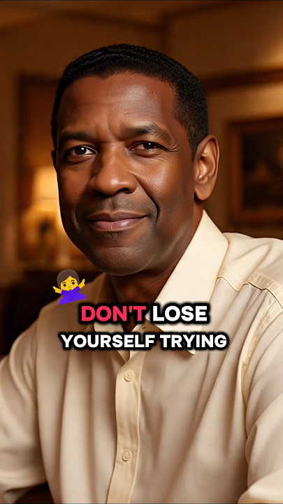Don’t lose yourself trying to fit into a worldthat doesn’t even know | Denzel Washington #shorts