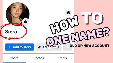 How to one name on facebook old or new account ( 2025 update )