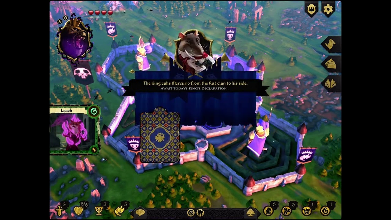Finally had a chance to play Armello. Happy Monday!