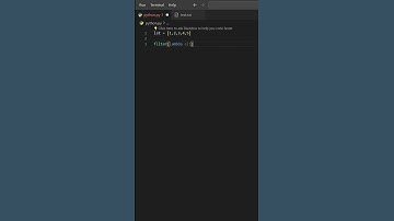 Filter Function in Python