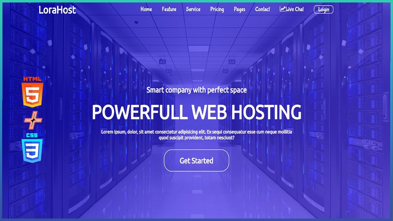 How to Make a Website Using HTML and CSS || Web Hosting Design with Use ...