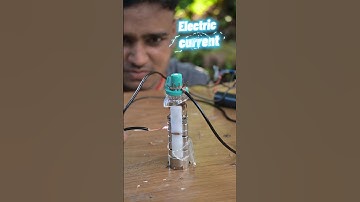 Make an electric current generator from a Cathode Rays tube in T.V. #shotrs #experiment #tv #cathode