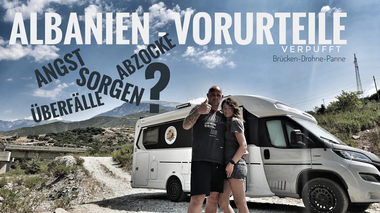 Albanien, so haben wir dich nicht eingeschätzt. Panne, Freundlichkeit und Risiko Brücke 