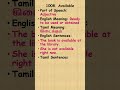 Enrich your English -1008 #phonices #education #tamiltoenglish #meaning #frequentwords