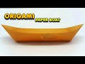 Cara membuat Kapal Dari Kertas - Origami perahu Sampan kertas
