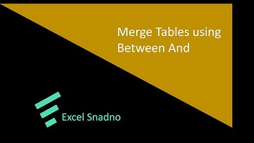 Merge Power Query With Interval