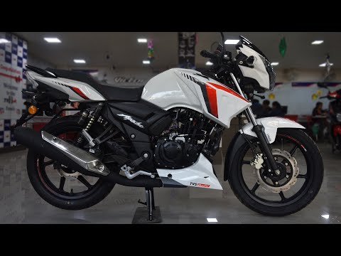 TVS Apache RTR 160 2V BS6 | Dual Disc Variant | What's New? | Pearl White Color | Detailed Review