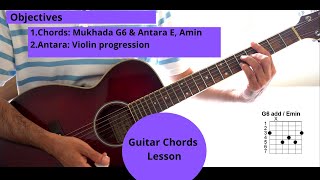 Video thumbnail of "Yeh Shaam Mastani Guitar Chords - Kati Patang"