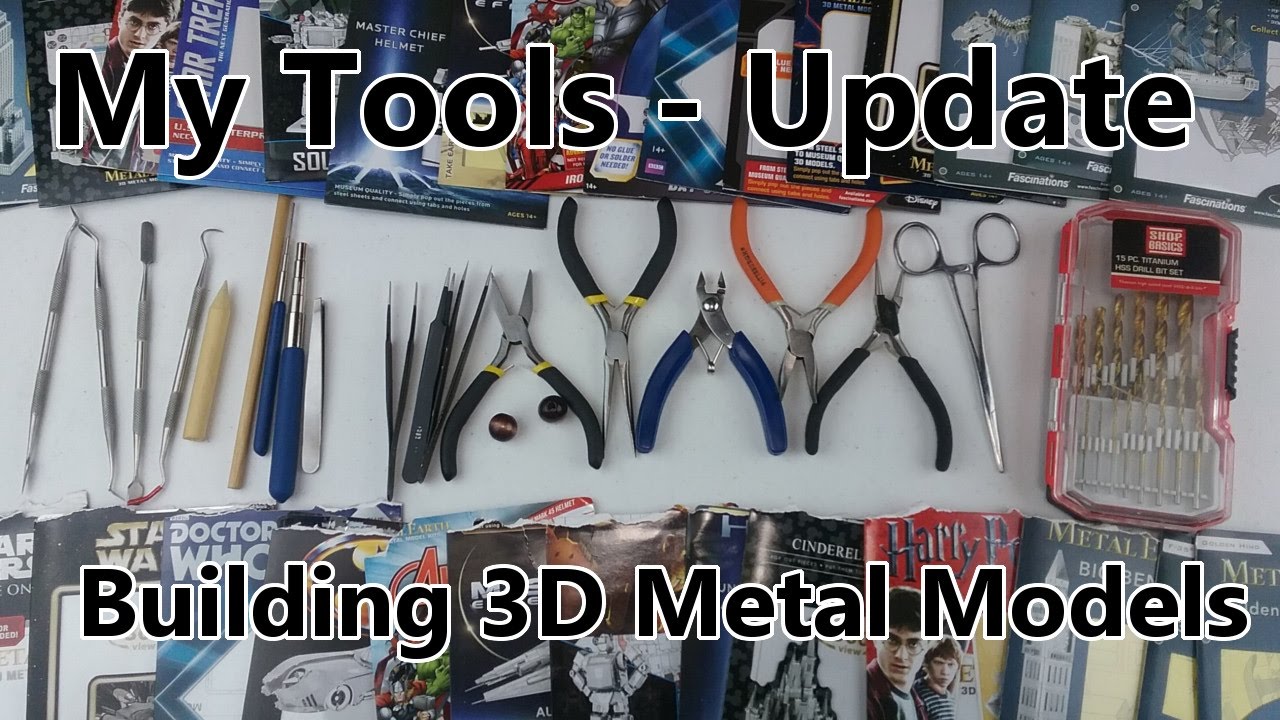 Metal Earth tools - My Tools and ways I use them 