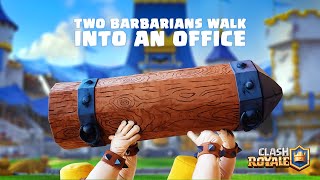 Clash Royale: Two Barbarians Walk Into The Office 🏢🚶🚶