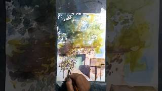 Watercolor landscape painting watercolor painting watercolorlandscape loose