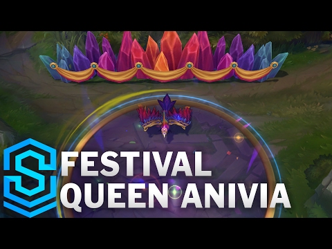 Festival Queen Anivia Skin Spotlight League Of Legends Youtube
