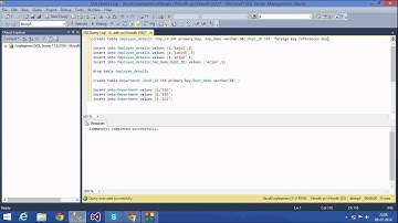 4. SQL Server Tutorial(primary and foreign key)