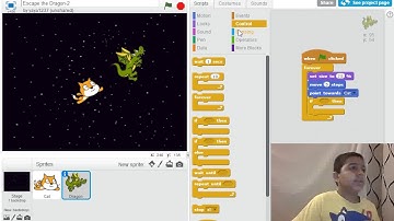 Creating Escape The Dragon With Scratch!!!!!!!!!!!!!!!!!!!!!!!!!