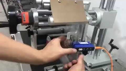 How to set label gap sensor for labeling machines