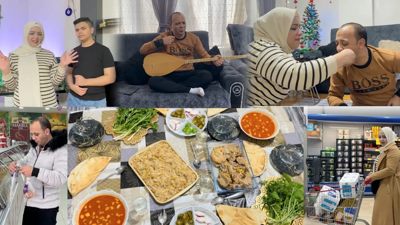 طبخة الطيبه مرقد بطاطا👌 مع لحمه جامبو رز 😋 ورحت على الماركت🛒