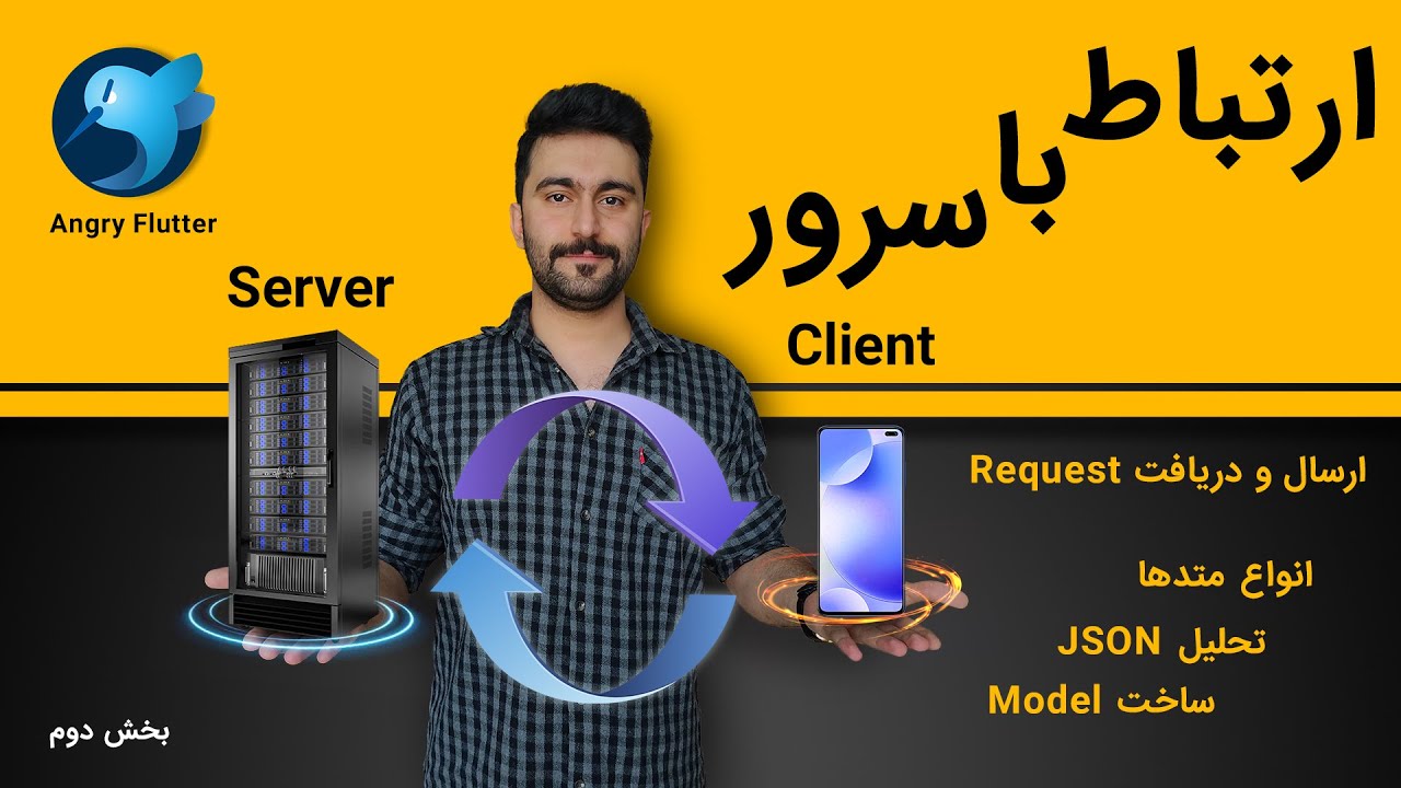 connect to Server in flutter part 2,how to send request to API in ...