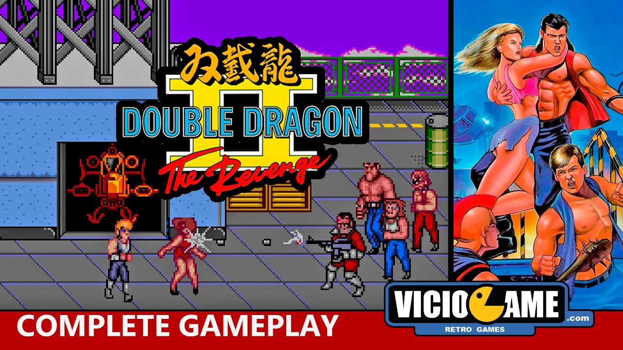 Double Dragon II: The Revenge 2 player Sega Genesis/Mega Drive 60fps 