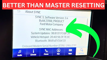 How To SOFT RESET Your SYNC 3 System | Better Than MASTER Reset to FIX SYNC 3 ISSUES