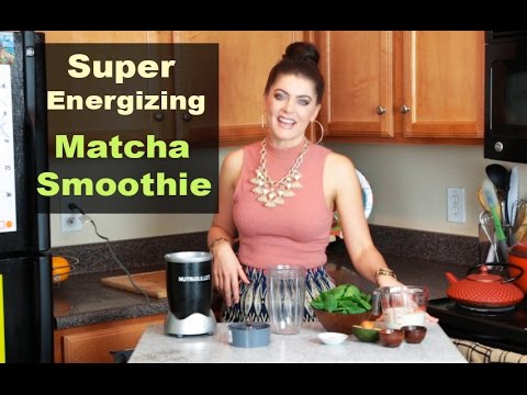 Super Energizing Matcha Green Smoothie | Healthy Smoothie Recipes