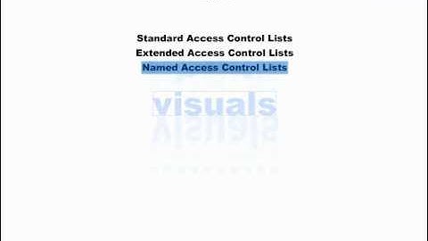 Cisco CCNA Video Training Series ... [Section 4] ACL Concepts -A- (77-118)