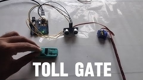 Smart Toll gate system using Arduino - Robospectra 
