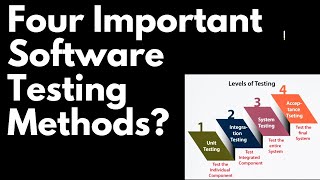 What are the Four Important Testing Methods?😍 | Software Testing Types | @techagent2.0  #software