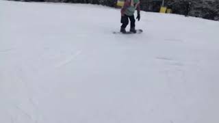 Learning to Snowboard at Snowshoe, West Virginia 2021