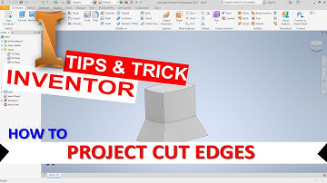 Inventor How To Project Cut Edges