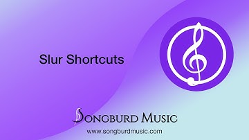 Sibelius Tips - Slur Shortcuts