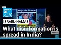 Anti-Islam Indian accounts on X falsely accuse Palestinians of faking war injuries • FRANCE 24