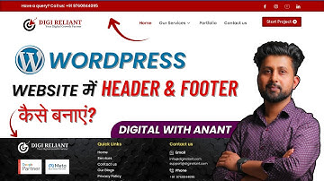 Create Custom Header & Footer in WordPress Using Elementor | Elementor Header & Footer Builder