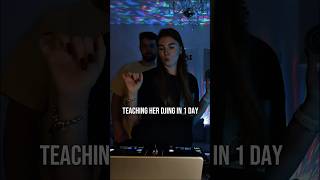 I taught my girlfriend how to DJ… didn’t expect THIS🔥🔥🔥#djgirl #learntodj #coupleshorts #djmix