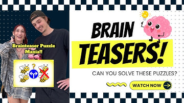 5 Brainteaser Puzzles in 1 Video…😲🧠