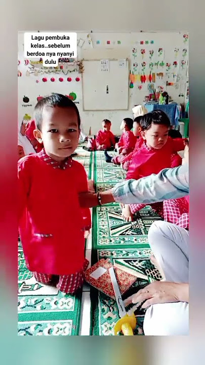 lagu pembuka kelas#anakpaud #bermainsambilbelajar #gurupaudceria #ragammain #sensoryplay