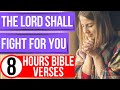 Spiritual warfare prayer scriptures (Encouraging Bible verses for sleep)