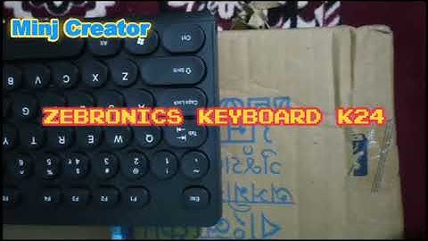 Zebronics Keyboard K24 For All Computers And Leptop #keyboard #zebronics