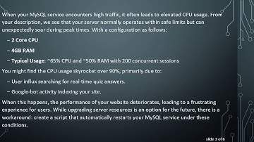 How to Automatically Restart MySQL When CPU Usage Exceeds 90% on Ubuntu Server